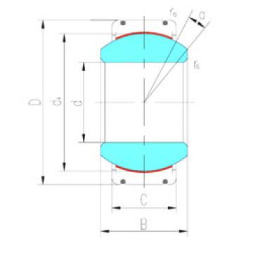 Rodamiento GEG180XT-2RS LS