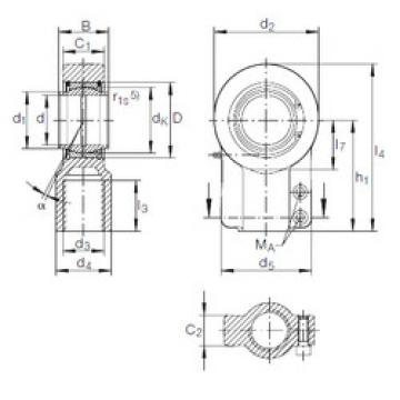 Rodamiento GIHN-K 63 LO INA