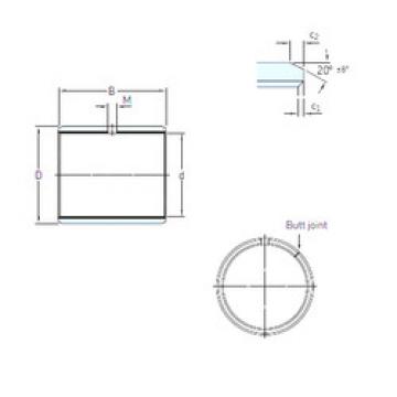 Rodamientos PCM 160165100 E SKF