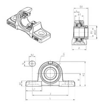 Rodamiento EXP208 SNR