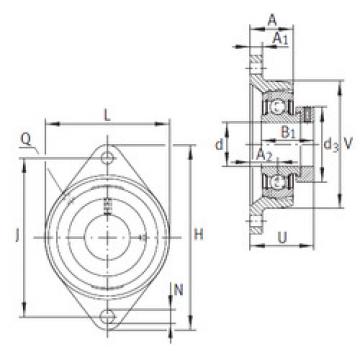 Rodamiento PCFT50 INA