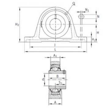 Rodamiento RAKY1-1/4-206 INA