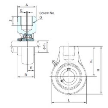 Rodamiento UCECH206 NACHI