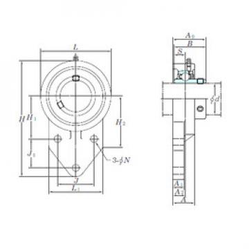 Rodamiento UCFB206-18 KOYO