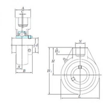 Rodamiento UCHA214 KOYO