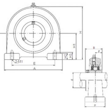 Rodamiento UCPA208 ISO