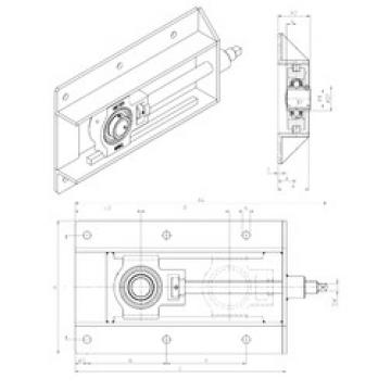 Rodamiento UCT205+WB SNR