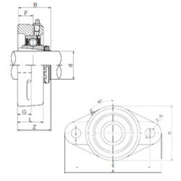 Rodamiento UKFL218 ISO