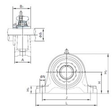 Rodamiento UKIP208+H2308 NACHI