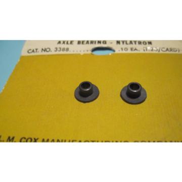 One pair of 1/24 cox slot car axle bearings - nylatron 1/32 , 3388