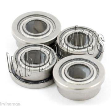 Slot Car 1/8&#034; Axle Flanged Ceramic Bearing 4 Bearings