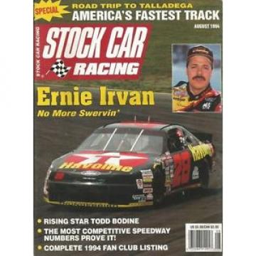 STOCK CAR RACING 1994 AUG - Irvan, Gibbs, Bodine, Simpson, Bearings, Sumps