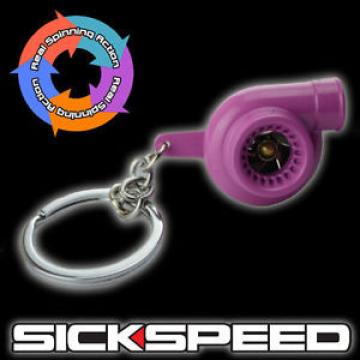 PINK METAL SPINNING TURBO BEARING KEYCHAIN KEY RING/CHAIN FOR CAR/TRUCK/SUV D