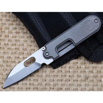 Pocket Folding Bearing Systems Knife Titanium Car Key S35VN High Hardness Blade