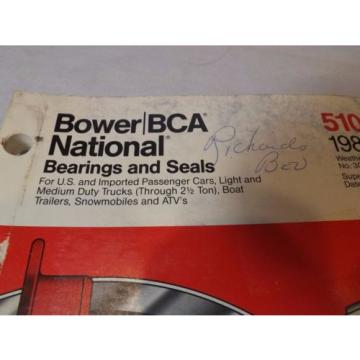 1985 FEDERAL MOGAL Bower/Bca Catalog Car, Truck,Boat,Atv,Etc 326 Pages Bearings