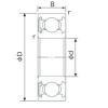 Rodamiento 6315NSE NACHI