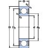 Rodamiento W 628/8-2RZ SKF