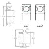 Rodamiento M6317ZZX KOYO