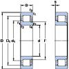 Rodamiento NJ 306 ECP SKF #1 small image