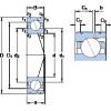 Rodamiento 7016 CD/P4AL SKF