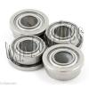 4 SLOT CAR Flanged Ceramic Ball Bearing 1/8&#034;x 1/4&#034; #3 small image