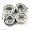 4 SLOT CAR Flanged Ceramic Ball Bearing 1/8&#034;x 1/4&#034; #4 small image