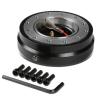 Universal Black Quick Release Kit Racing Steering Wheel 6 Hole Bolt Ball Bearing