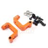 Yeah Racing Ball Bearing Aluminum C-Hub HPI RS4 Sport3 Orange RC Car #RSS3-003OR #4 small image