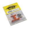 Yeah Racing Ball Bearing Aluminum C-Hub HPI RS4 Sport3 Orange RC Car #RSS3-003OR