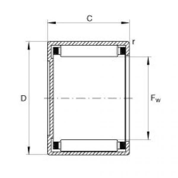 Rodamiento BCE1616 INA #1 image