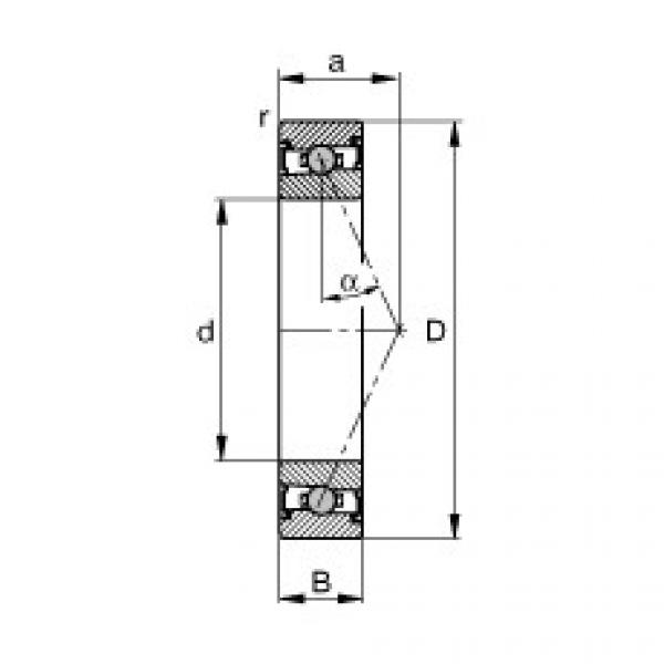 Rodamiento HCS7002-E-T-P4S FAG #1 image