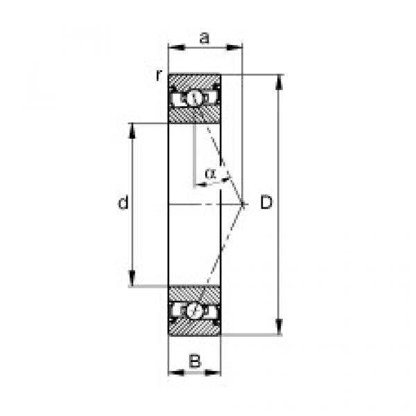 Rodamiento HSS71910-E-T-P4S FAG #1 image