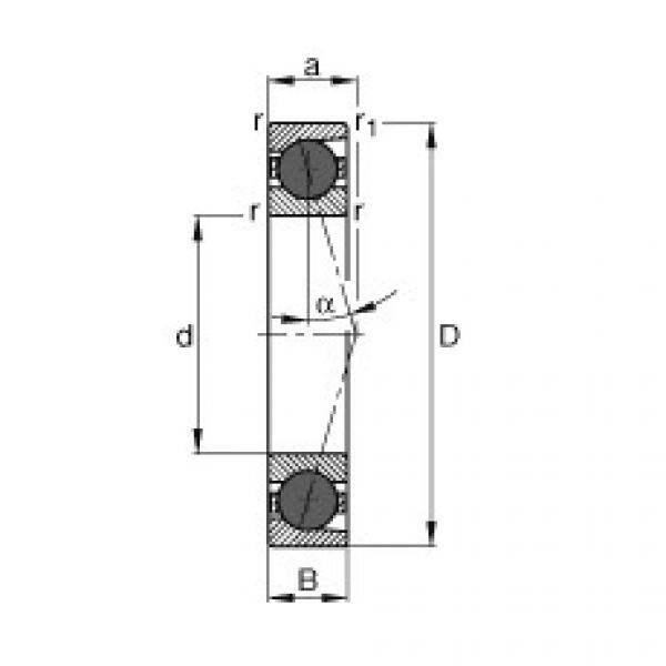 Rodamiento HCB7202-C-T-P4S FAG #1 image