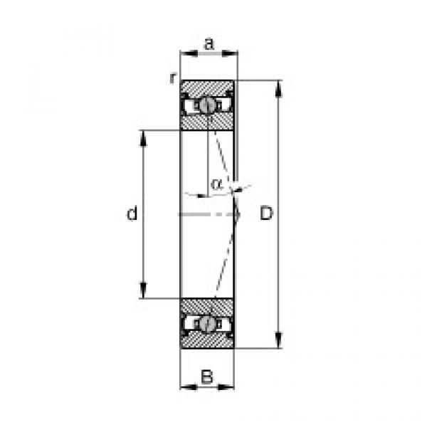 Rodamiento HCS71901-C-T-P4S FAG #1 image