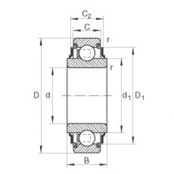 Rodamiento 203-KRR-AH05 INA #1 image