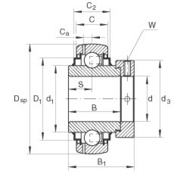 Rodamiento GE100-KRR-B INA #1 image