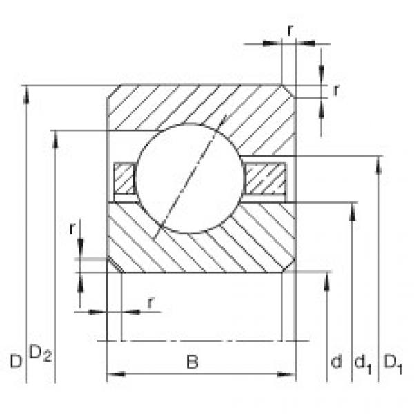 Rodamiento CSEB020 INA #1 image