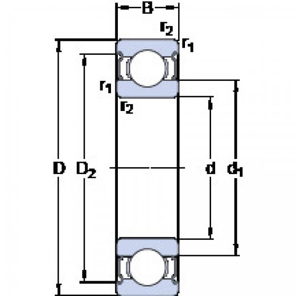 Rodamiento 6210-2Z SKF #1 image