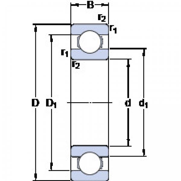 Rodamiento 16014 SKF #1 image