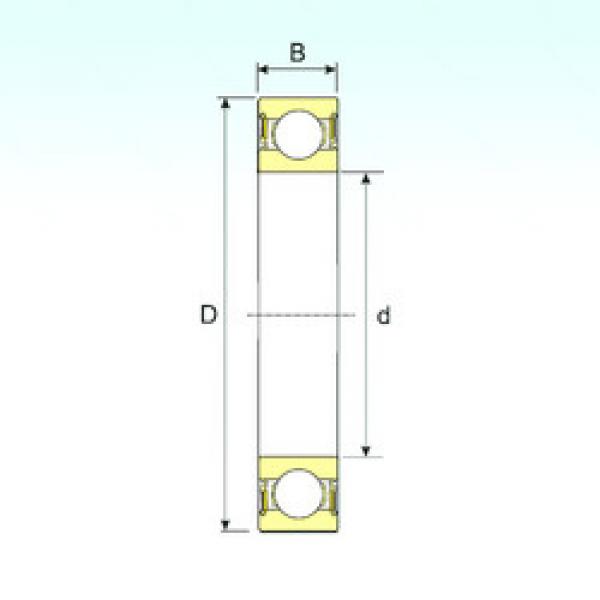 Rodamiento 6017-2RS ISB #1 image