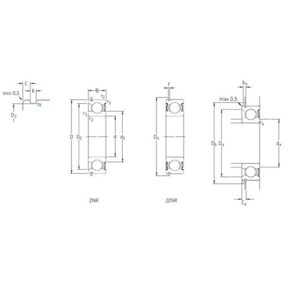 Rodamiento 207-ZNR SKF #1 image