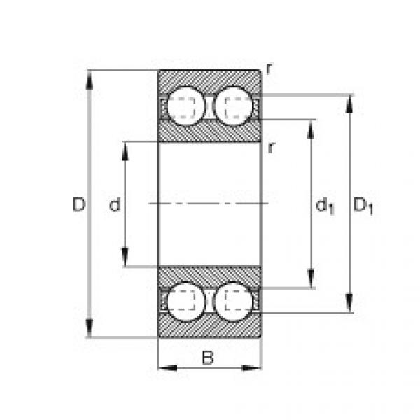 Rodamiento 4203-B-TVH FAG #1 image