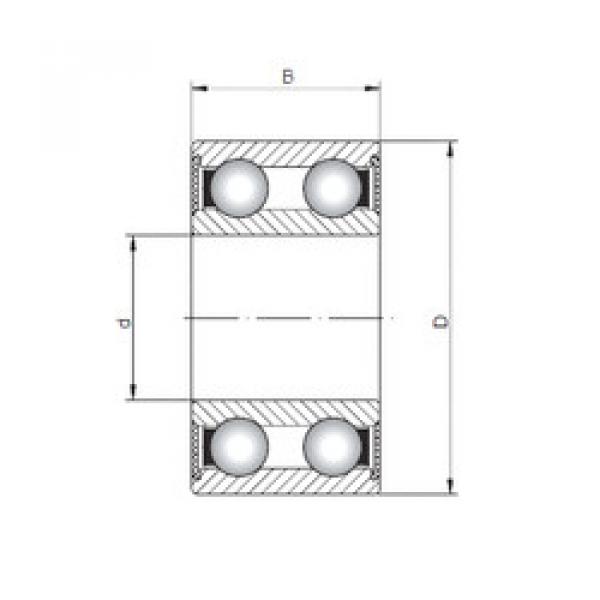 Rodamiento 4208-2RS ISO #1 image