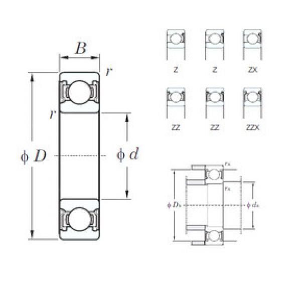 Rodamiento 6012ZZ KOYO #1 image