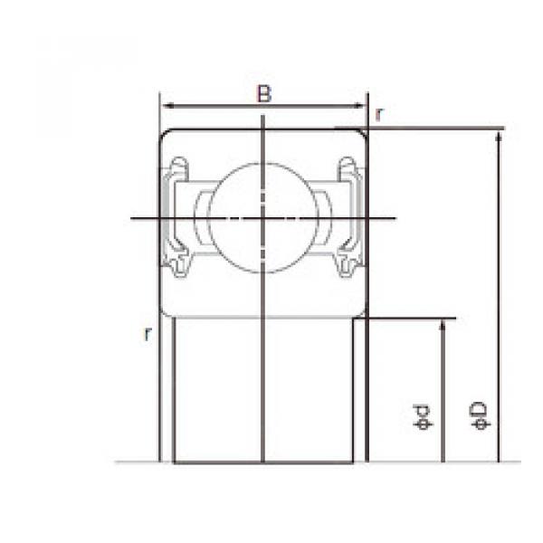 Rodamiento 6203-2NKE9 NACHI #1 image