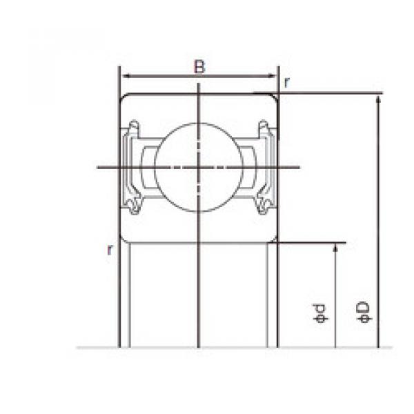 Rodamiento 6004-2NSE NACHI #1 image