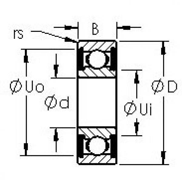 Rodamiento 6013-2RS AST #1 image