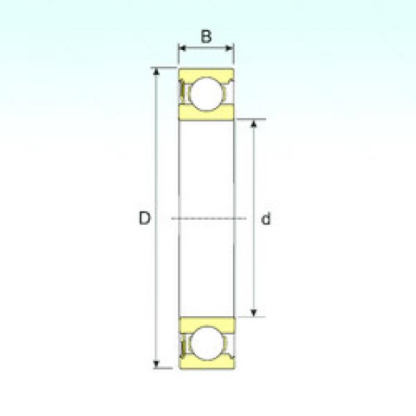 Rodamiento 628-RS ISB #1 image