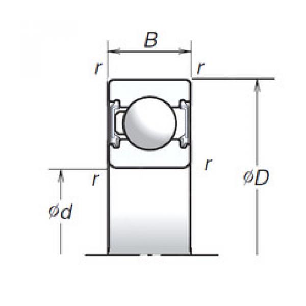 Rodamiento 6200T1XVV NSK #1 image