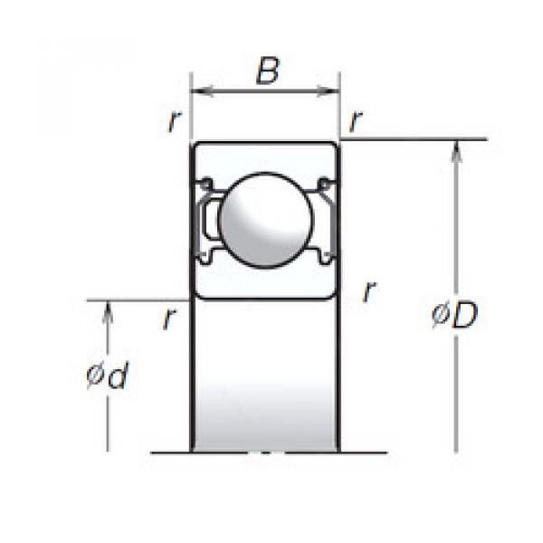 Rodamiento 6008T1XZZ NSK #1 image